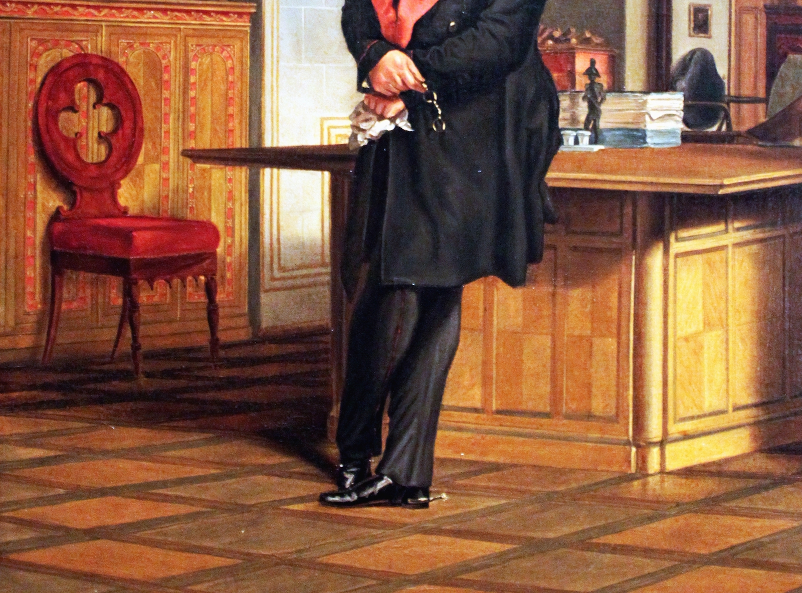 Heidrich_Franz_Krueger_1846_Friedrich_Wilhelm_IV_in_seinem_Arbeitszimmer_Ausschnitt-web
