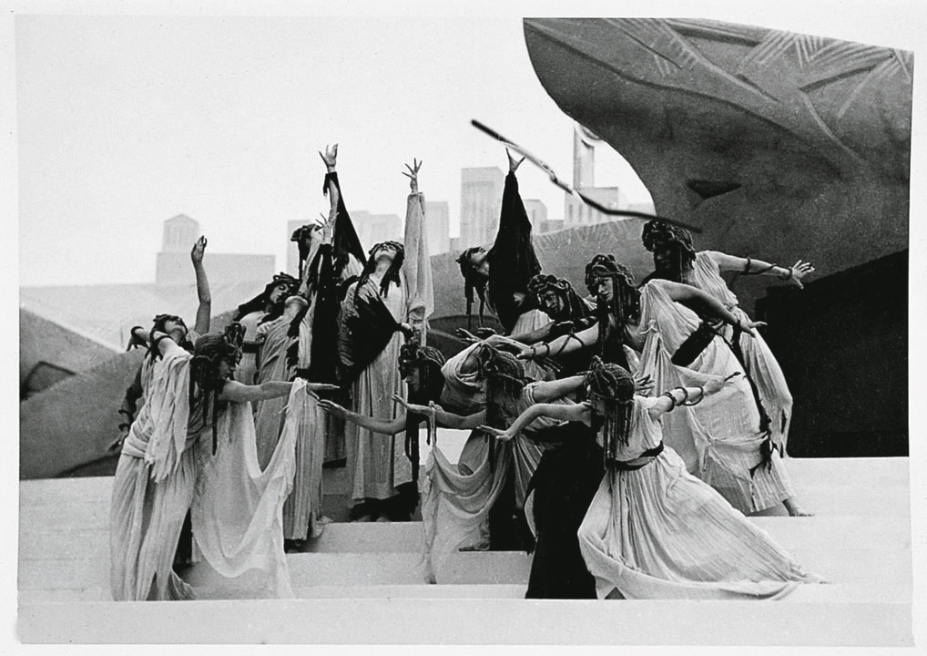 Choral dance from Sofocle, Edipo a Colono (1936, Greek Theater of Syracuse), INDA